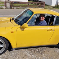 Porsche Carrera gelb